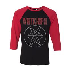 Double Pentagram Red/Black Raglan